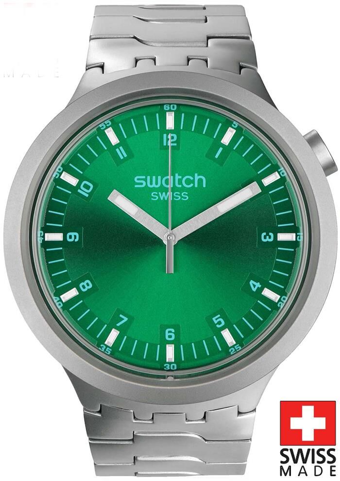 Swatch SB07S101G FOREST FACE Big Bold Irony Kol Saati
