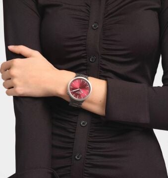 Swatch SB07S104G SCARLET SHIMMER Big Bold Irony Kol Saati