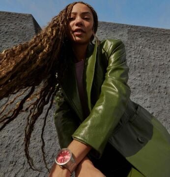 Swatch SB07S104G SCARLET SHIMMER Big Bold Irony Kol Saati