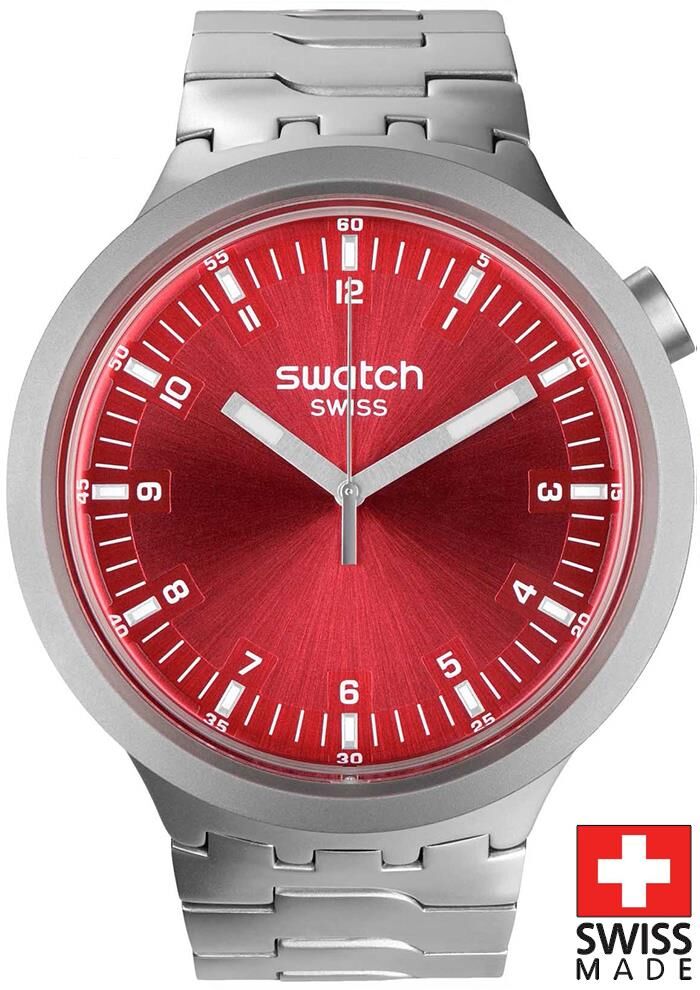 Swatch SB07S104G SCARLET SHIMMER Big Bold Irony Kol Saati