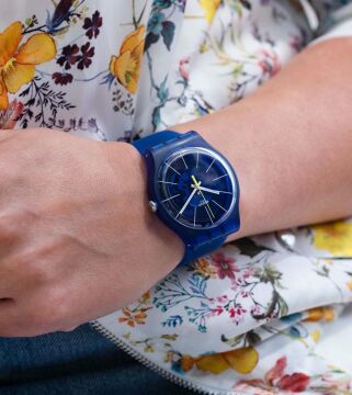 Swatch SUON142 BLUE SIRUP Kol Saati