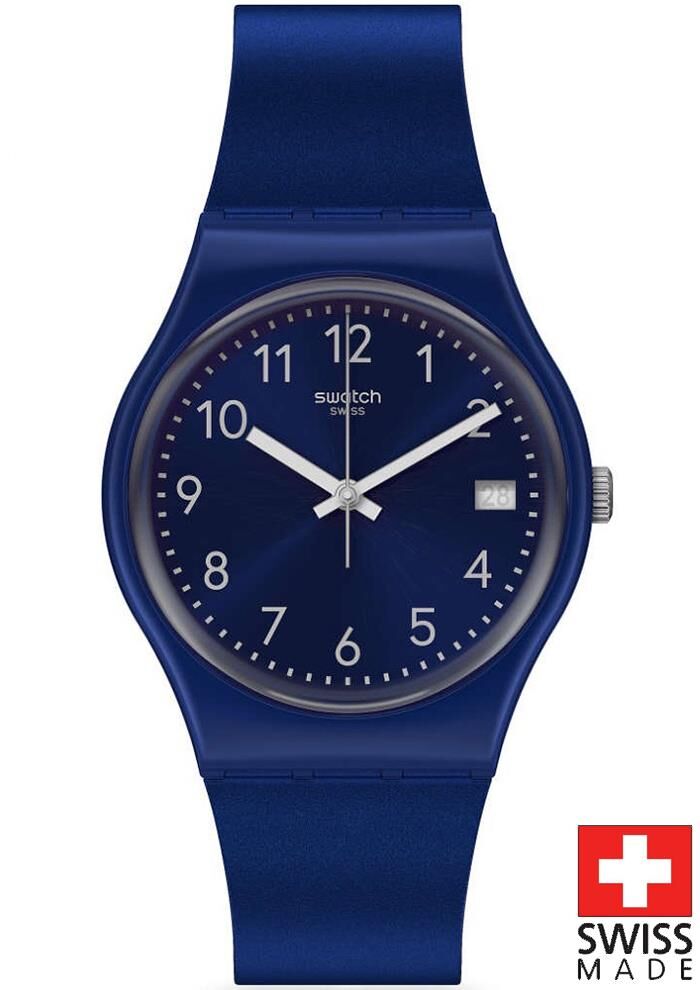 Swatch GN416 SILVER IN BLUE Kol Saati