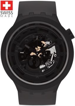 Swatch SB03B100 C-BLACK BIG BOLD BIOCERAMIC Kol Saati