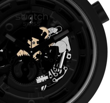 Swatch SB03B100 C-BLACK BIG BOLD BIOCERAMIC Kol Saati