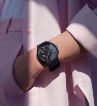 Swatch SB03B100 C-BLACK BIG BOLD BIOCERAMIC Kol Saati