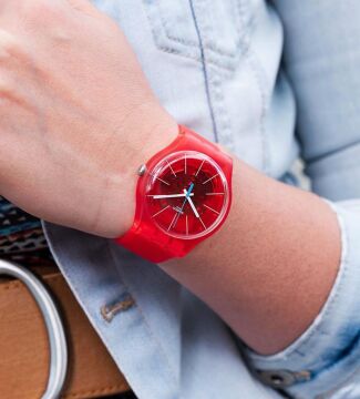 Swatch SUOO105 BLOODY ORANGE Kol Saati