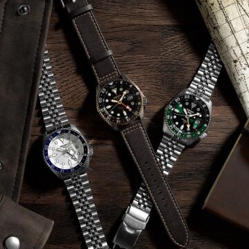 Seiko 5 SSK036J GMT [42,5mm] Automatic Erkek Kol Saati