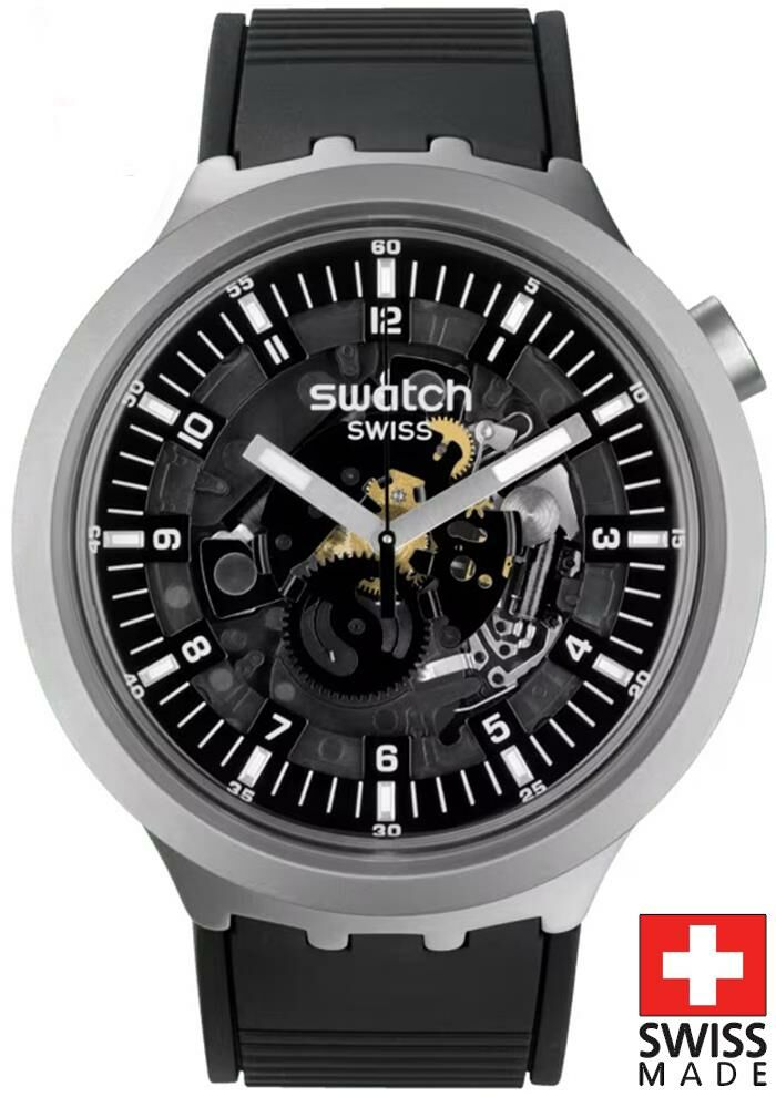 Swatch SB07S105 DARK IRONY Kol Saati