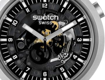 Swatch SB07S105 DARK IRONY Kol Saati
