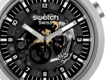 Swatch SB07S105 DARK IRONY Kol Saati