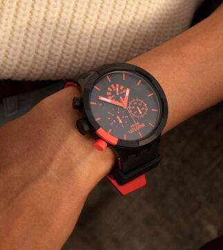 Swatch SB02B402 CHECKPOINT RED Kol Saati