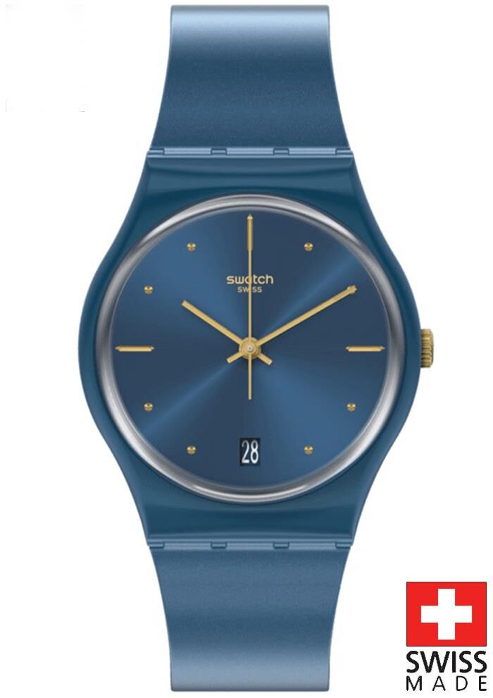 Swatch GN417 PEARLYBLUE Kol Saati