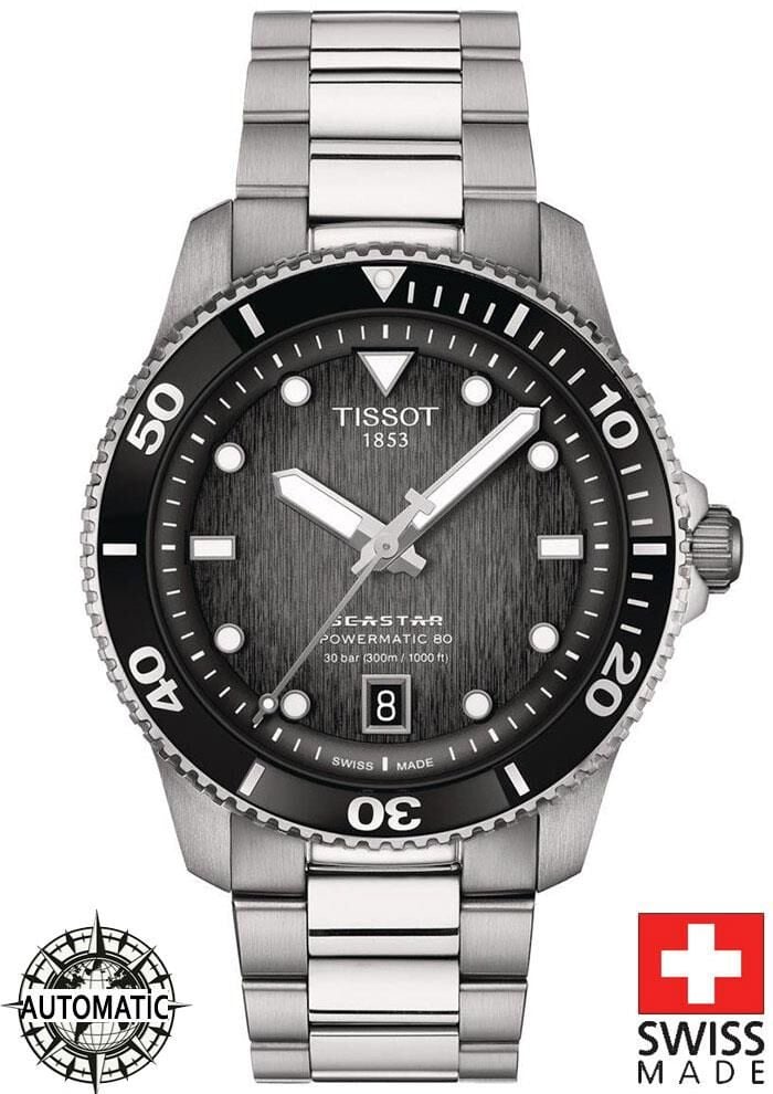 Tissot SEASTAR 1000 POWERMATİC 80 40MM T120.807.11.051.00 Erkek Kol Saati