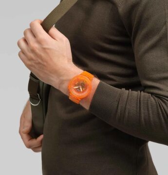 Swatch SB05L101 ORANGE JOY Kol Saati