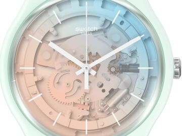 Swatch SO32S101 FLEETINGLY ICEBLUE Kol Saati