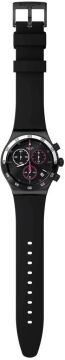 Swatch YVB413 MAGENTA AT NIGHT Erkek Kol Saati