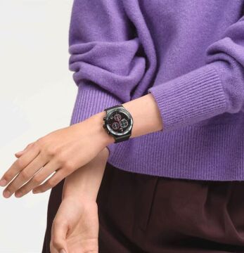 Swatch YVB413 MAGENTA AT NIGHT Erkek Kol Saati
