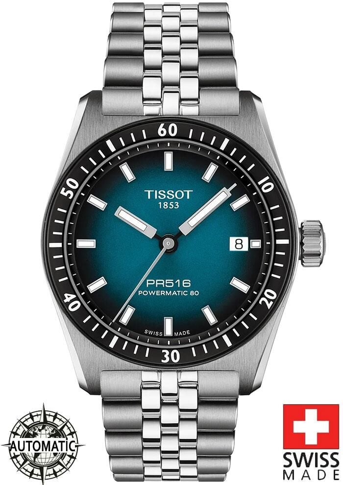 Tissot PR516 POWERMATİC 80 [38mm] T149.407.11.041.00 Erkek Kol Saati