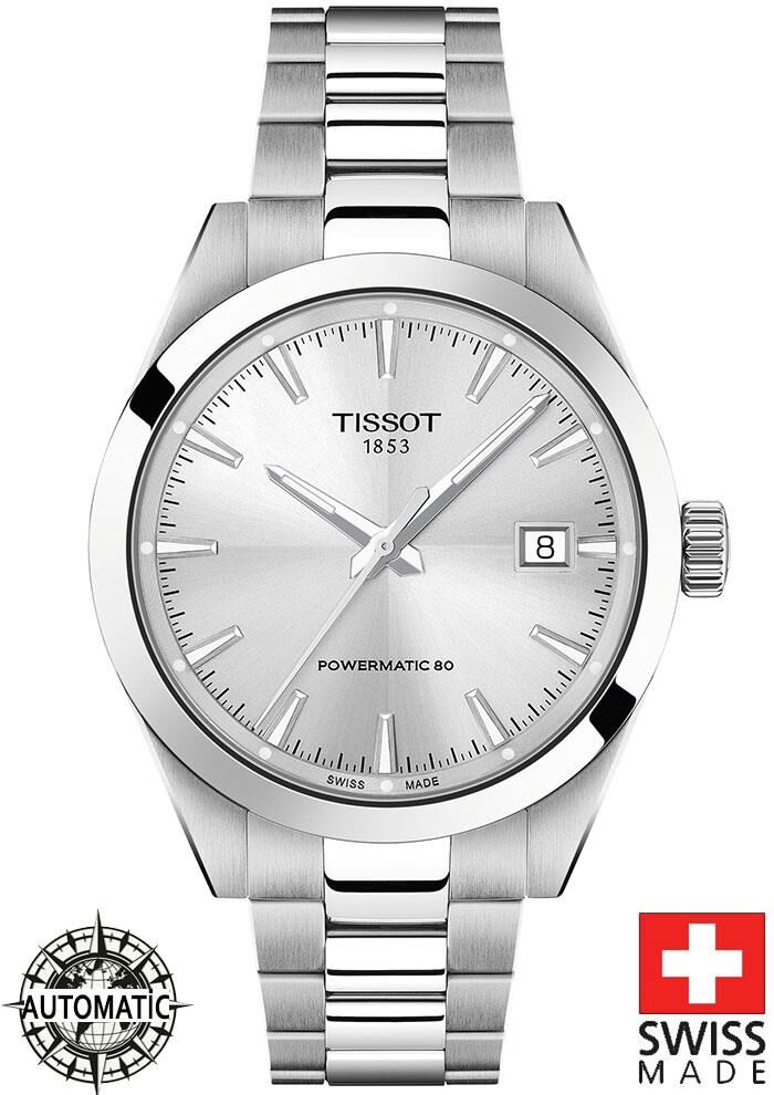 Tissot GENTLEMAN POWERMATİC 80 SİLİCİUM [38mm] T165.807.11.031.00 Erkek Kol Saati