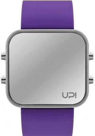 UP WATCH LED GREY&PURPLE KOL SAATİ