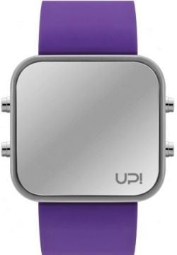 UP WATCH LED GREY&PURPLE KOL SAATİ