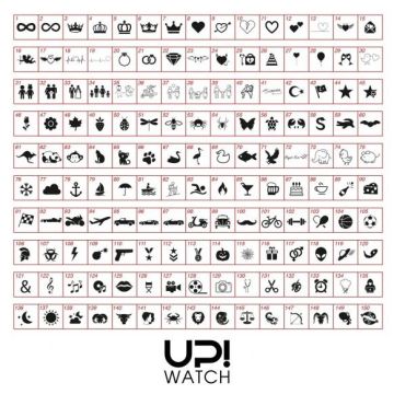 UP WATCH LED GREY&PURPLE KOL SAATİ