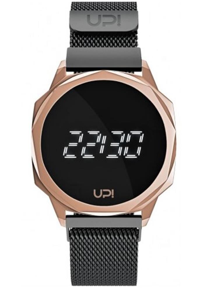 UpWatch 1667 ICON ROSE&BLACK LOOP BAND Kol Saati