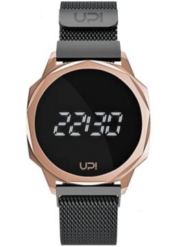 UpWatch 1667 ICON ROSE&BLACK LOOP BAND Kol Saati