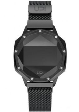 UpWatch 1748 ICONIC SWAROVSKI BLACK LOOP BAND Kol Saati