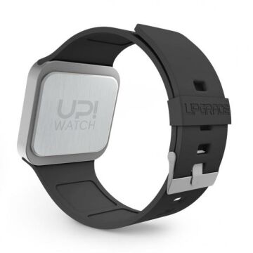 UPGRADE MATTE SILVER&BLACK STRAP KOL SAATİ