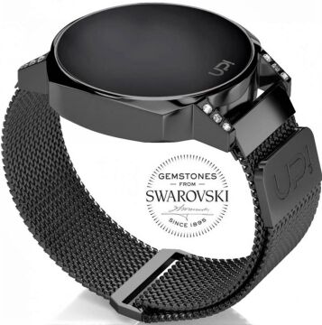 UpWatch 1767 XT MINI BLACK SWAROWSKI&ZIRCONIA Kol Saati