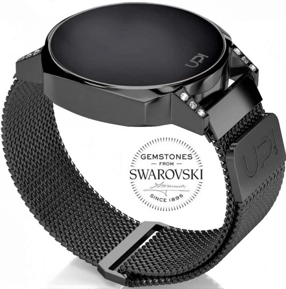 UpWatch 1767 XT MINI BLACK SWAROWSKI&ZIRCONIA Kol Saati