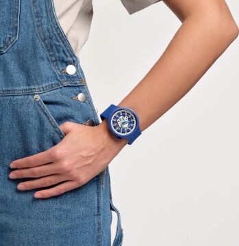 Swatch SB01N102 ISWATCH BLUE Kol Saati