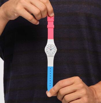 Swatch SO28W400 GENT IN THE BLOCK Kol Saati