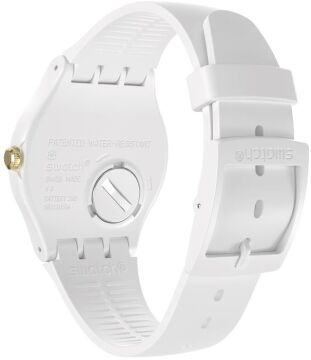 Swatch SO29W107 GOLDEN RINGS WHITE Kol Saati