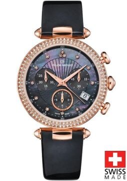 Claude Bernard 10230.37R.NANR CLASSIC CHRONOGRAPH Bayan Kol Saati