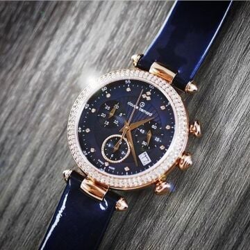 Claude Bernard 10230.37R.NANR CLASSIC CHRONOGRAPH Bayan Kol Saati