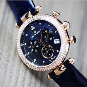 Claude Bernard 10230.37R.NANR CLASSIC CHRONOGRAPH Bayan Kol Saati