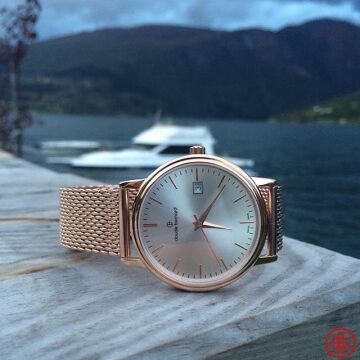 Claude Bernard 53007.37RMR.AIR CLASSIC DATE Unısex Kol Saati