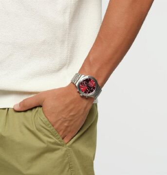 Swatch YVS499G PURPLE IRONY Kol Saati