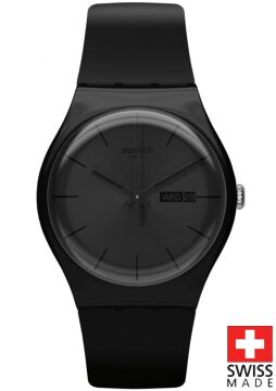 Swatch SO29B706 BLACK REBEL AGAIN Kol Saati
