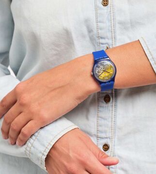 Swatch GN278 YELLOW DISCO FEVER Kol Saati