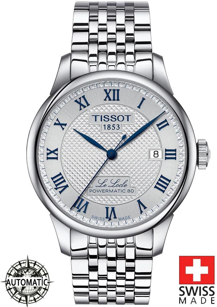 Tissot LE LOCLE POWERMATİC 80 [39,3mm] T006.407.11.033.03 Erkek Kol Saati