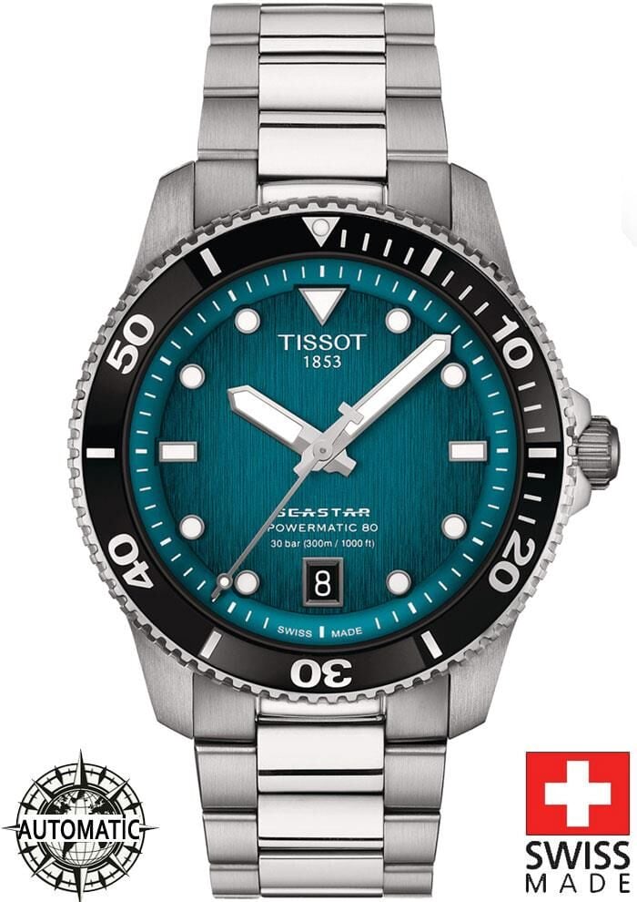 Tissot SEASTAR 1000 POWERMATİC 80 40mm T120.807.11.091.00 Erkek Kol Saati