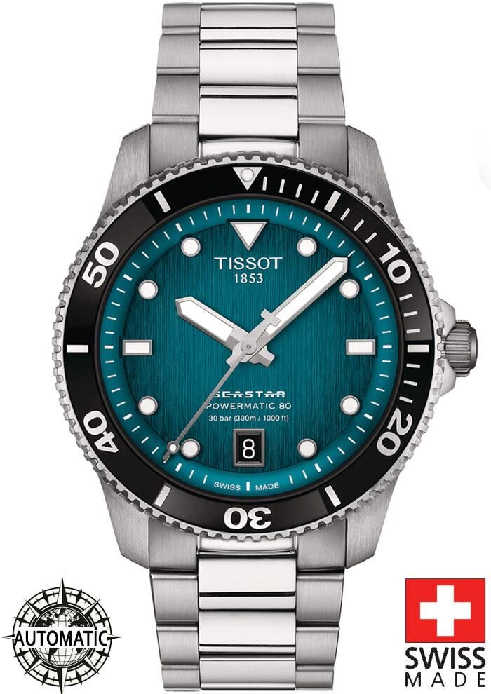 Tissot SEASTAR 1000 POWERMATİC 80 [40mm] T120.807.11.091.00 Erkek Kol Saati