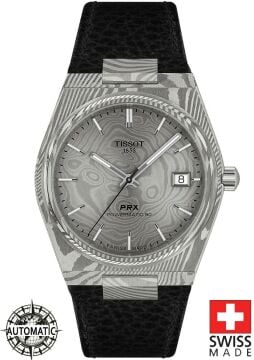 Tissot PRX DAMASCUS STEEL [38mm] T137.807.96.081.00 Kol saati