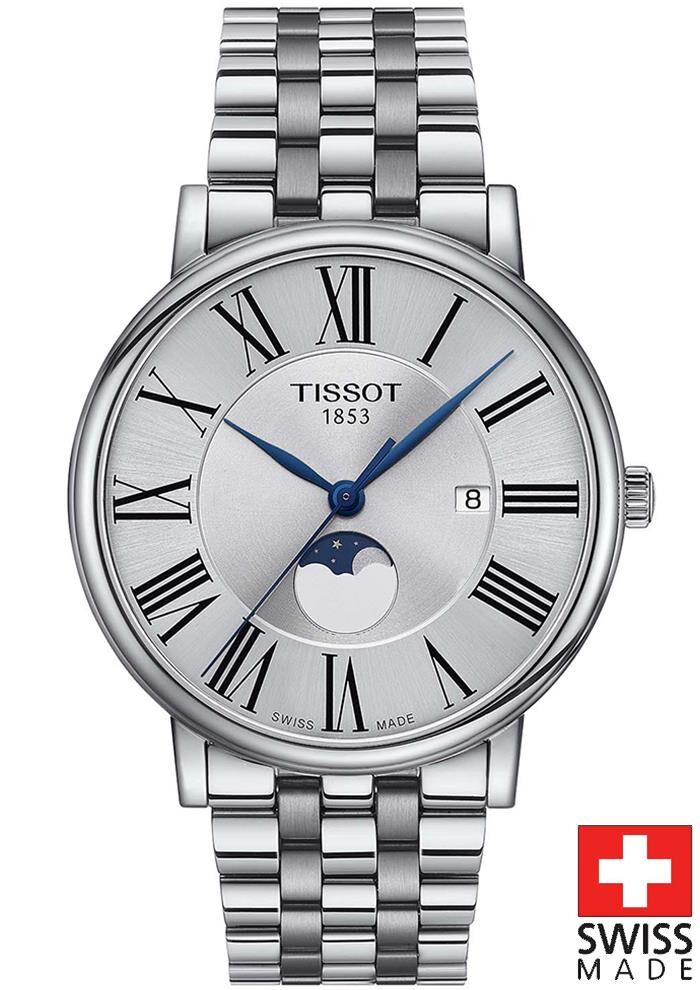 Tissot CARSON PREMİUM GENT MOONPHASE T122.423.11.033.00 Erkek Kol Saati