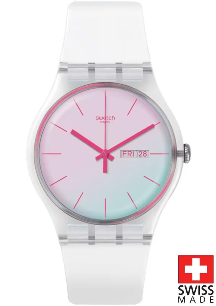 Swatch SO29K704-S14 POLAWHITE Kol Saati