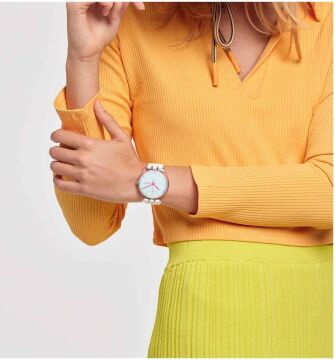 Swatch SO29K704-S14 POLAWHITE Kol Saati