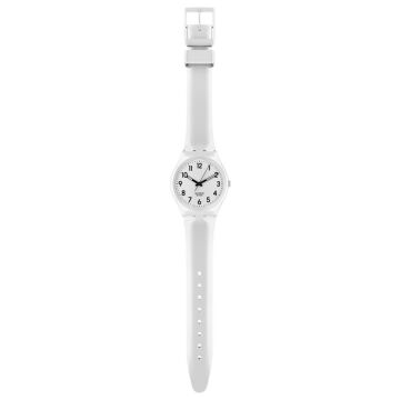 Swatch SO28W107-S14 JUST WHITE SOFT Kol Saati